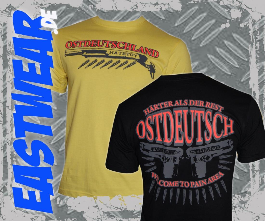 Eastfight T-Shirt "Hatetoy" schwarz, gelb