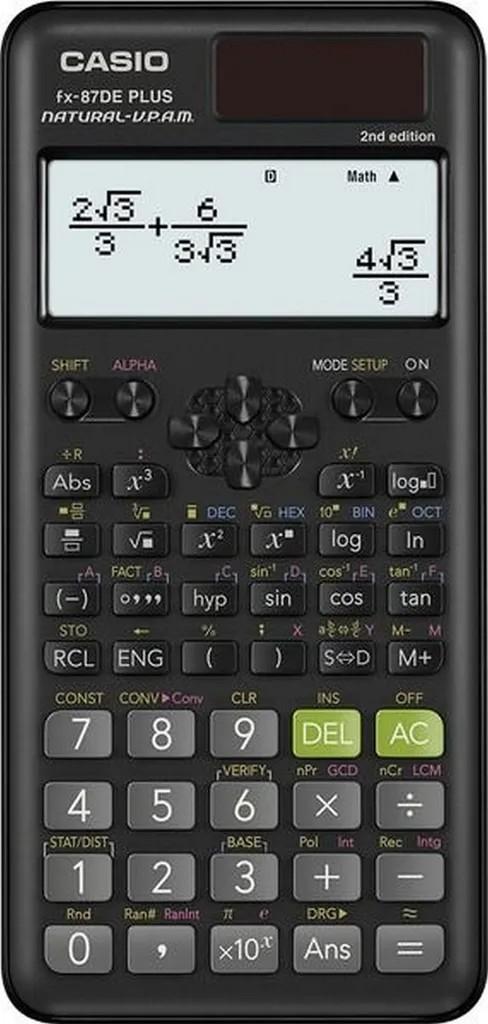 Casio FX-87DE Plus 2nd edition, Tasche, Wissenschaftlicher Taschenrechner