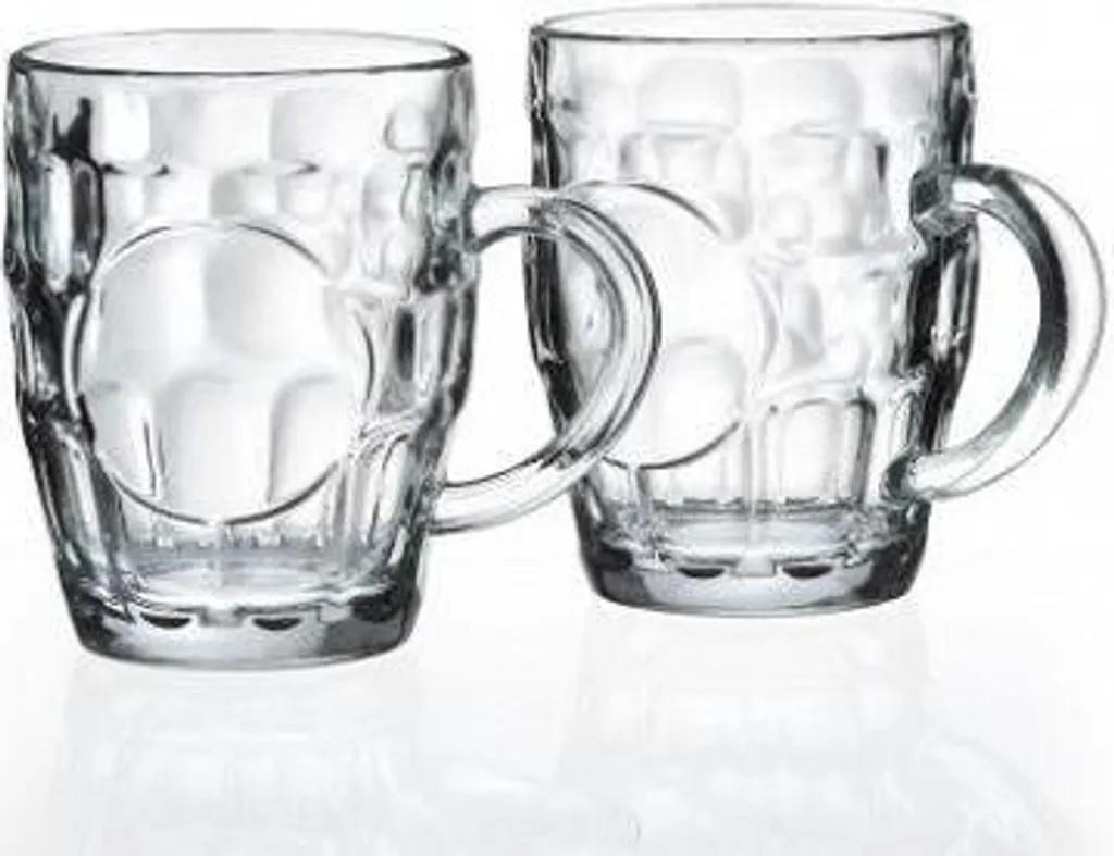 6 Biergläser mit Henkel 400ml