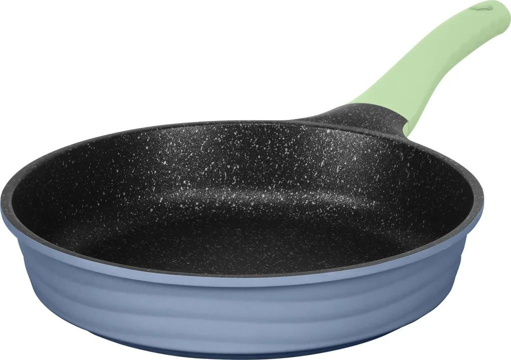 Ø28cm Bratpfanne flach / ca. 6cm hoch KING® NEW-WAVE Aluguss