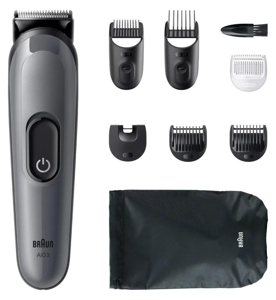Braun AIO3540, Schwarz, Grau