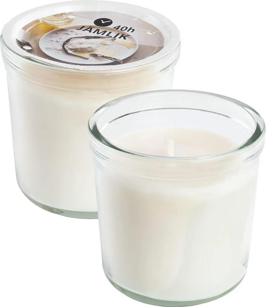 2x JÄMLIK IKEA Duftkerze im Glas