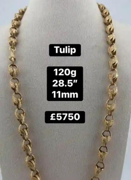 Gold necklace 