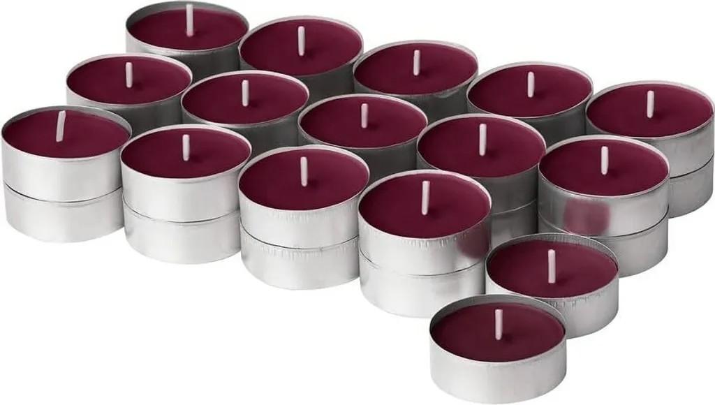 Teelichter, duftend, Beeren/rot, 30er Pack