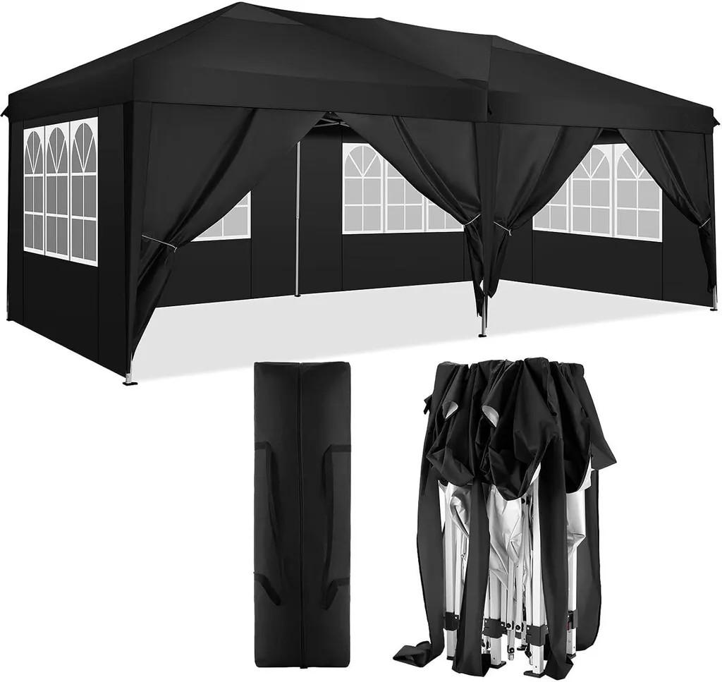 FCH Pavillons & Partyzelte 3x6m, Festzelt Faltpavillon Gartenzelt für Garten 