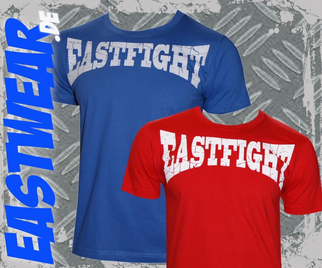 Eastfight T-Shirt "Logo" Royal, Rot