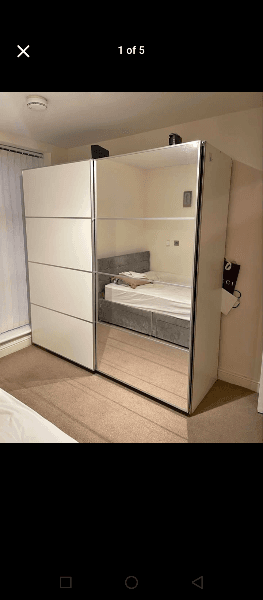 Luxury Sliding Wardrobe For Sale Available With Delivery 