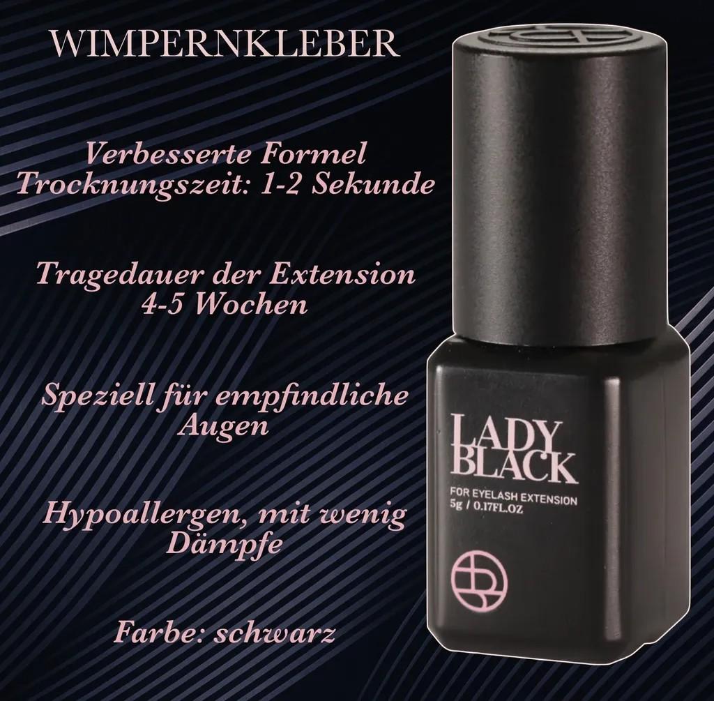 Wimpernkleber für Wimpernverlängerung Extension Glue Neuheit der Marke Sky, Lady