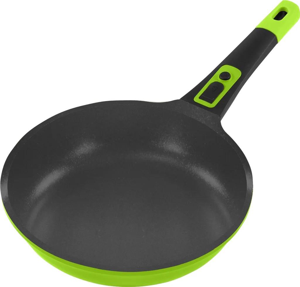 Ø28cm Bratpfanne flach / ca. 5.5cm hoch KING® GRÜN 