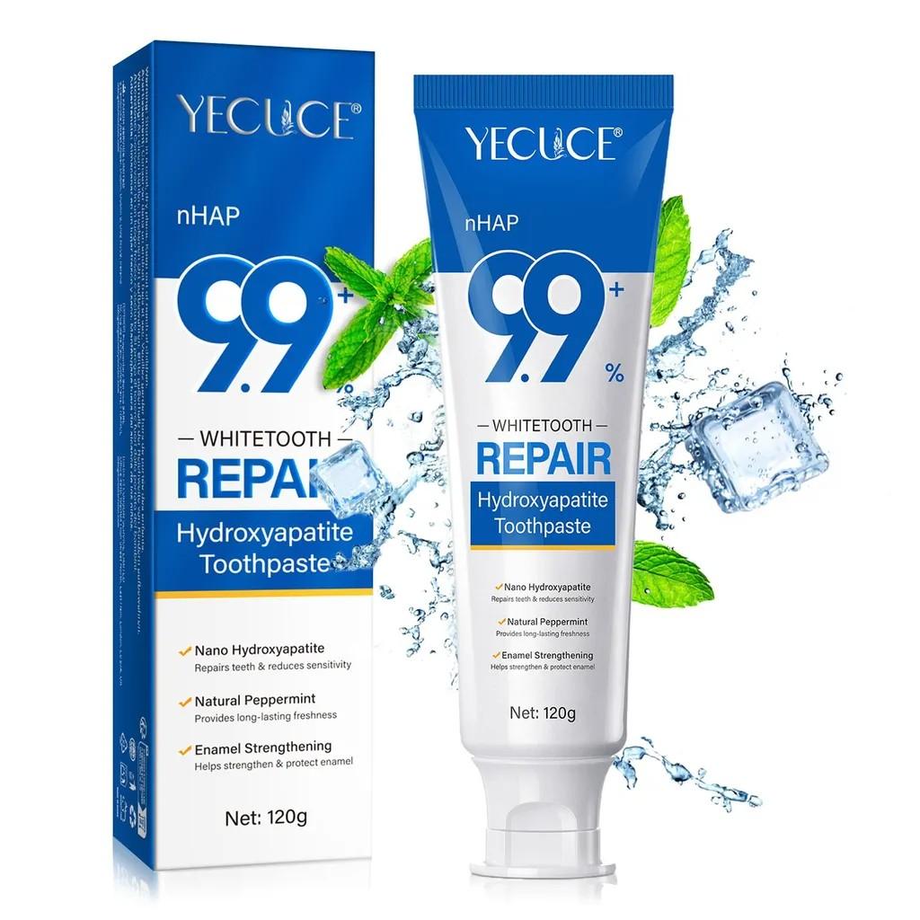 Zahnpasta 9.9+% Hydroxylapatit Aufhellende Zahncreme Reparatur Zahnschmelz 120g