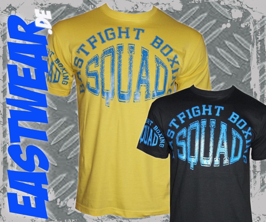 Eastfight T-Shirt "Squad" Schwarz, gelb