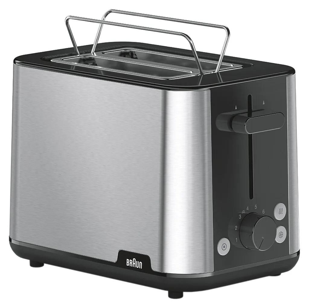 Braun HT101BI-HT1510BK, 2 Scheibe(n), Schwarz, Edelstahl