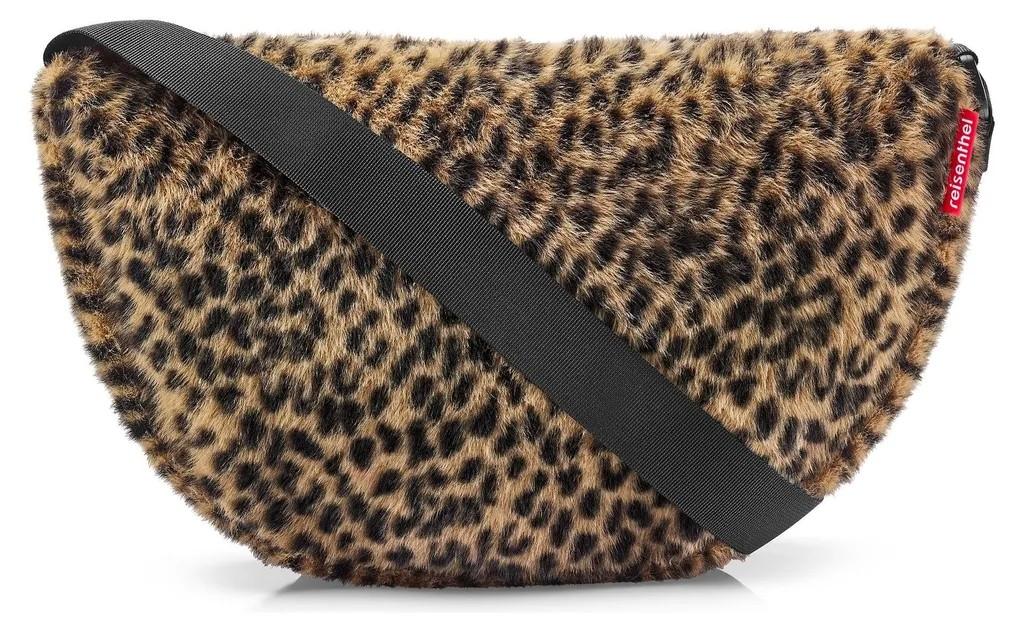 reisenthel Umhängetasche Moonbag Leo Fake Fur braun