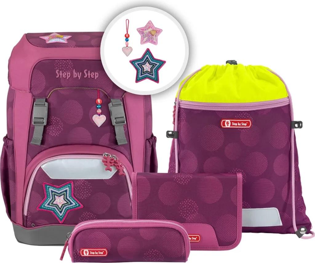 Step by Step Ranzen-Set GIANT, 5-teilig Farbe: Rosa, Violett