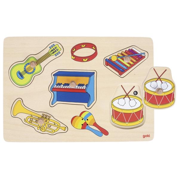 Soundpuzzle Musikalien, mit Instrumentensounds