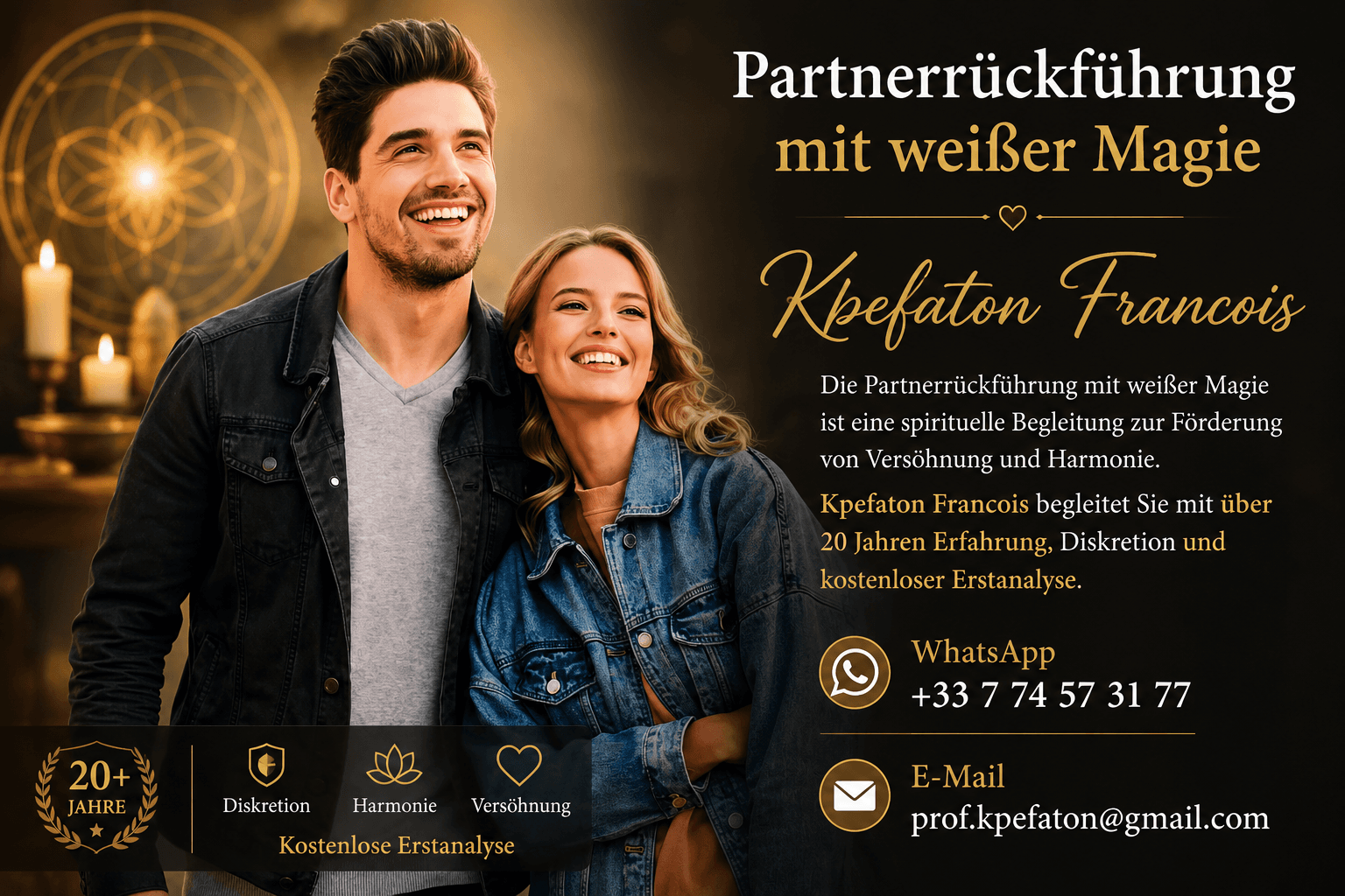 Partnerrückführung weißer Magie