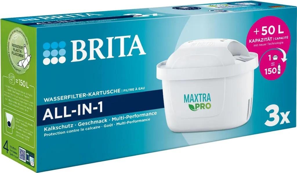 Brita Wasserfilter-Kartusche 3er Maxtra Pro ALL-IN-1 - Filterwasser (1er Pack)