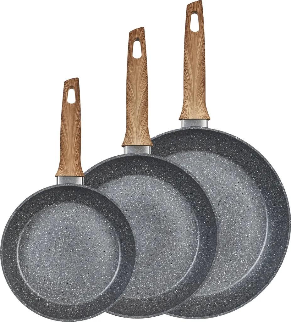 3tlg. KING® Pfannenset ESSENTIAL Ø20,24,28cm
