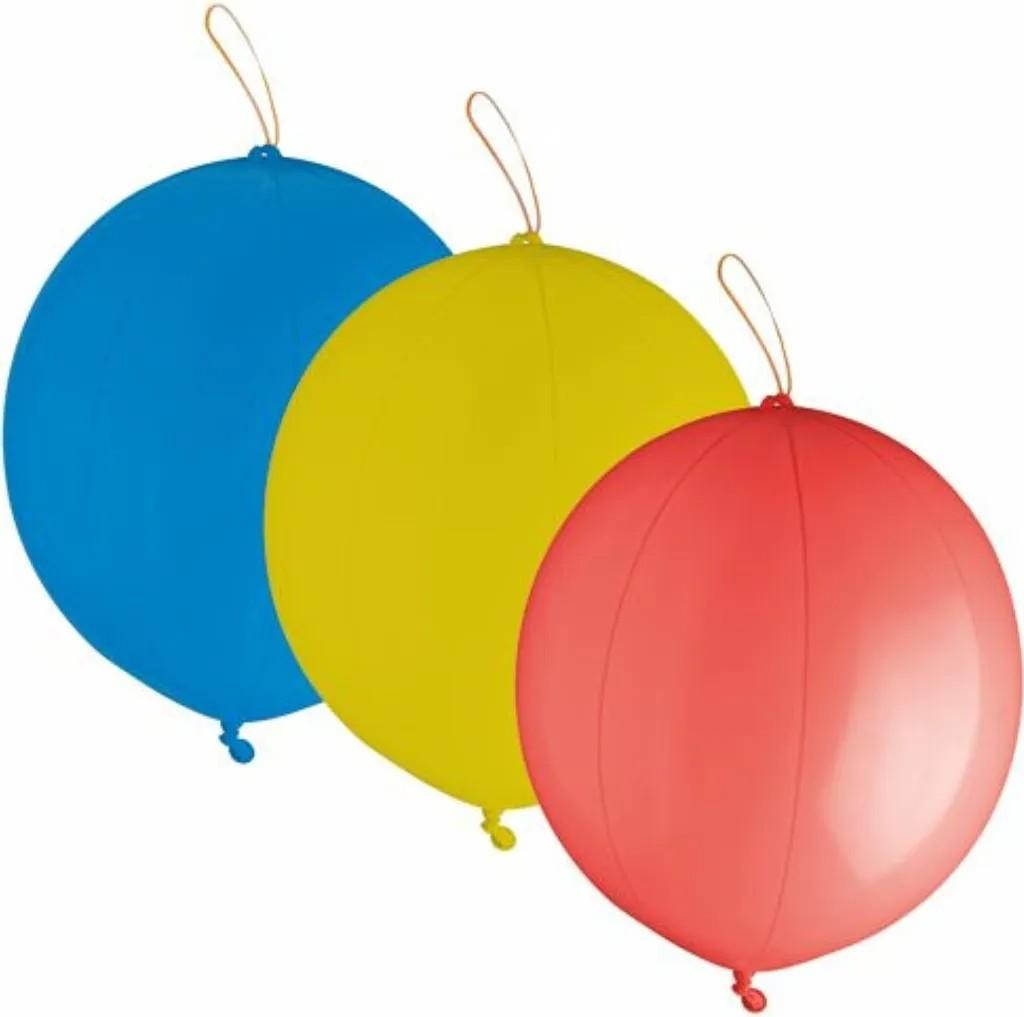 3 Punch Ballons Ø 40 cm farbig sortiert