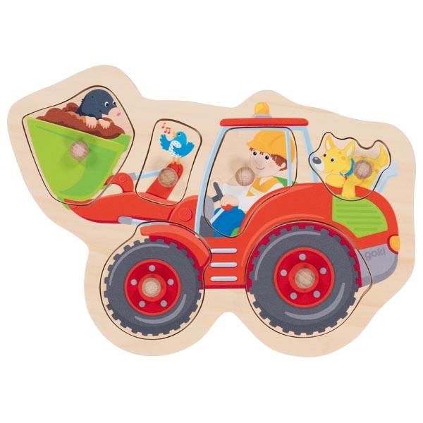 Steckpuzzle Schaufelbagger