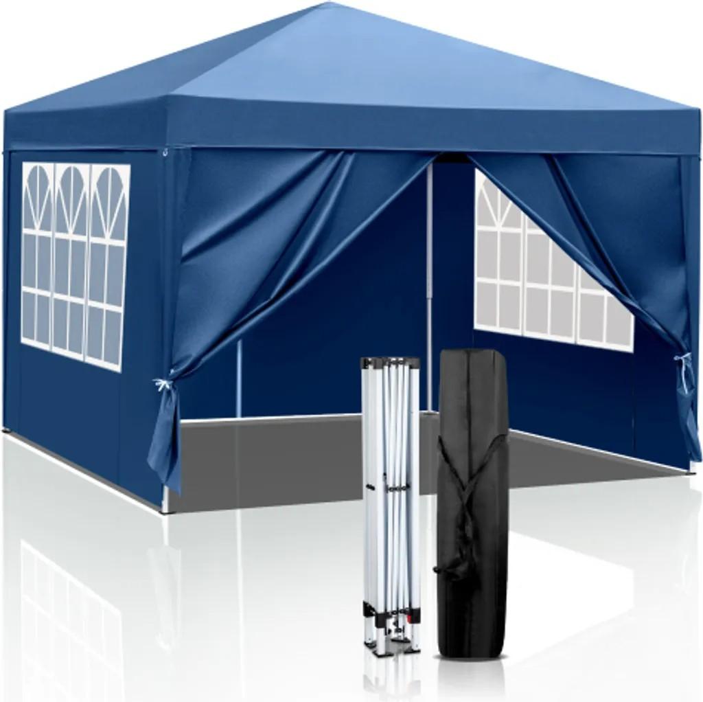 FCH 3 x 3m Pop Up Pavillon Faltbar Wasserdicht Gartenzelt