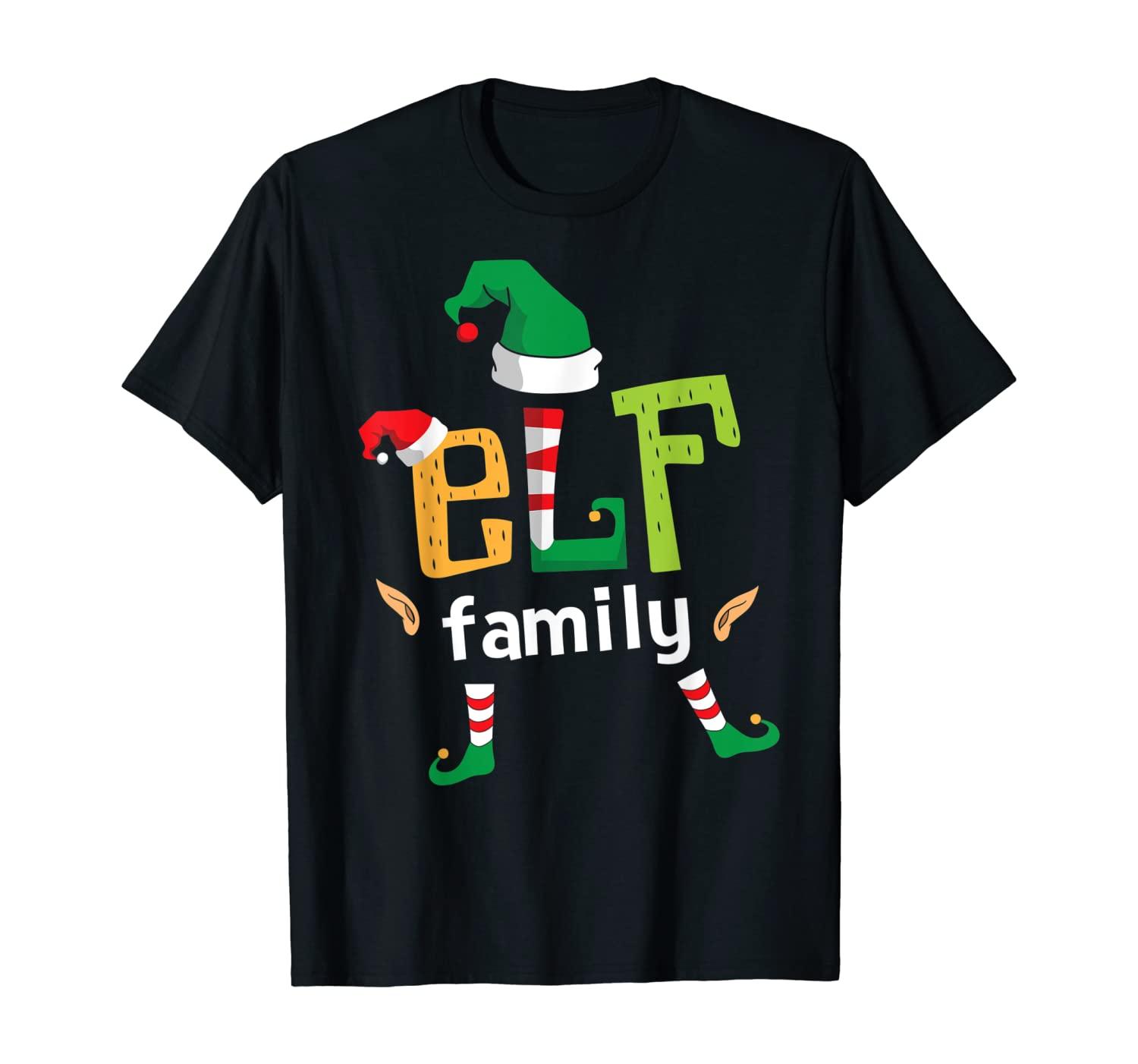 Family Elf Christmas Elfen Weihnachtself Familie Weihnachten T-Shirt
