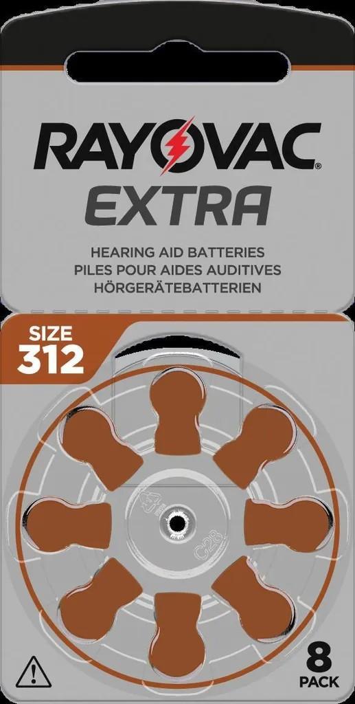 Rayovac Extra Advanced 8er Pack PR41 / 312 