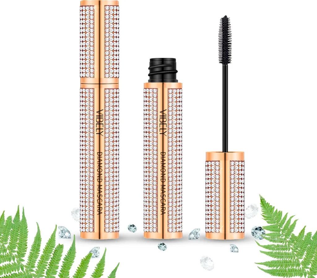 4D Extreme Wasserfeste Volumen Mascara Wimperntusche Schwarz mit Silikon Bürste