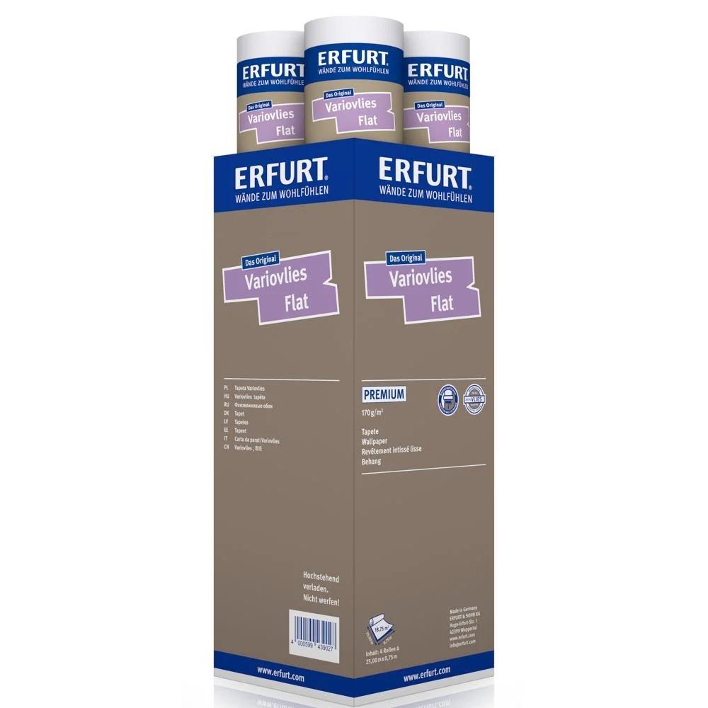 ERFURT Variovlies Flat Premium Vliestapete 25 x 0,75 m - 4 R