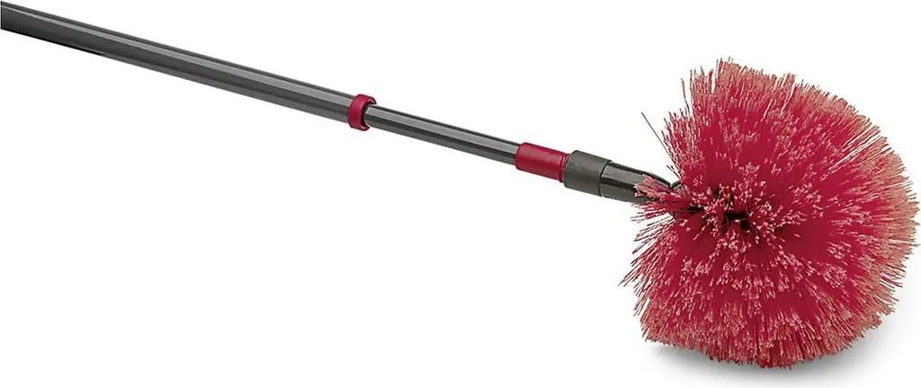 Nölle Staubbesen Kunststoff/Metall rot/schwarz