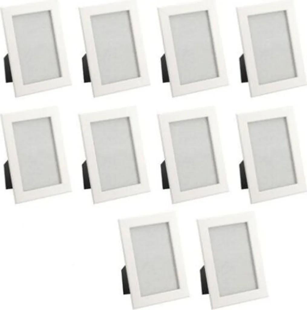 10x Ikea Fiskbo Bilderrahmen 13x18 weiß