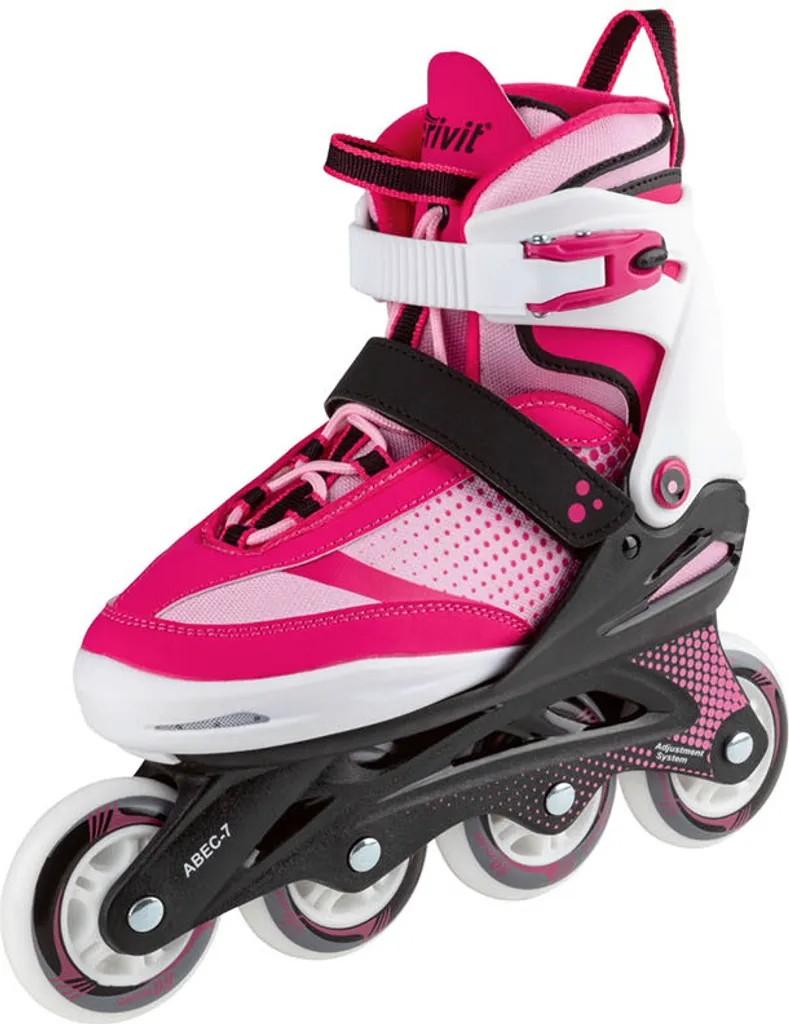 CRIVIT® Jugend Inlineskates Gr.37-41 pink/weiss Rollerblades