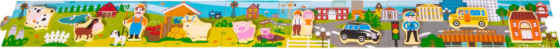 Storypuzzle Stadt