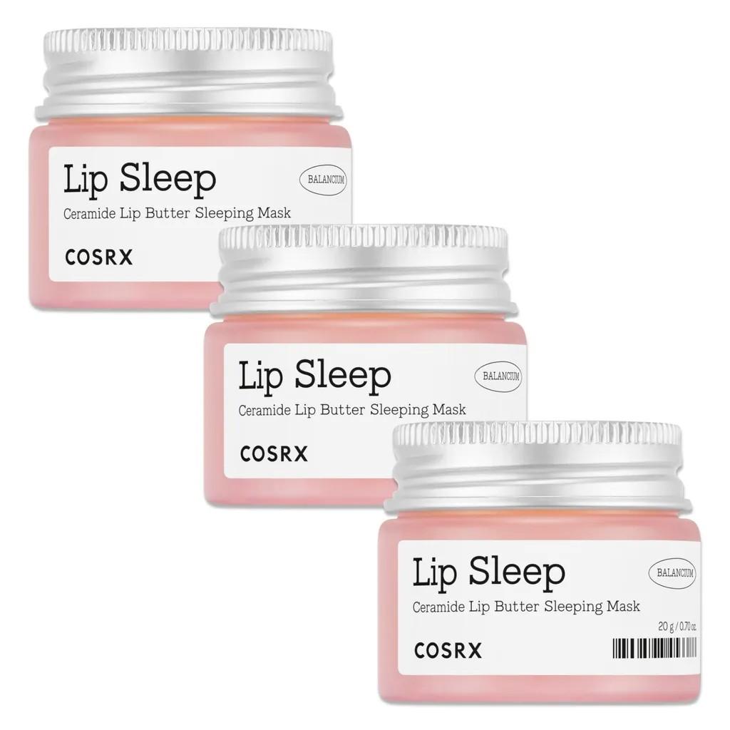 Lippenbalsam COSRX Lip Sleep Ceramide Buter Sleeping, 3x 20g